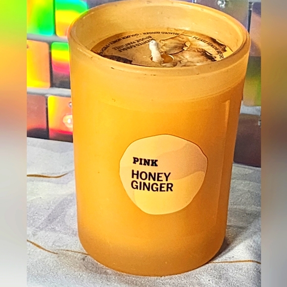 Victoria Secret PINK Honey Ginger  Body Lotion,Body Scrub, & Scented Candle NEW - Picture 5 of 7